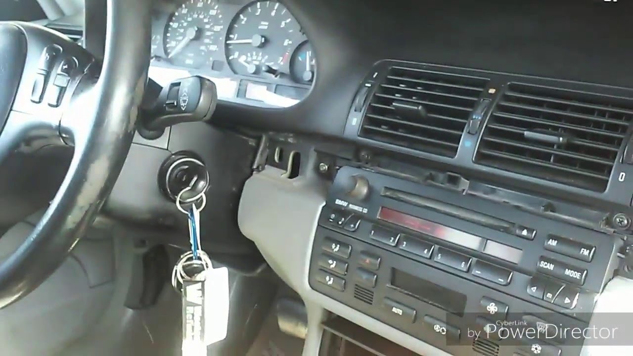 bmw e46 aux cable install